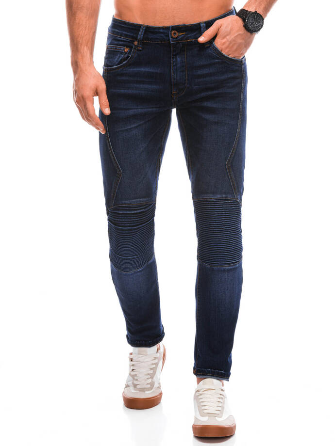 Spodnie męskie jeansowe 1416P - niebieskie