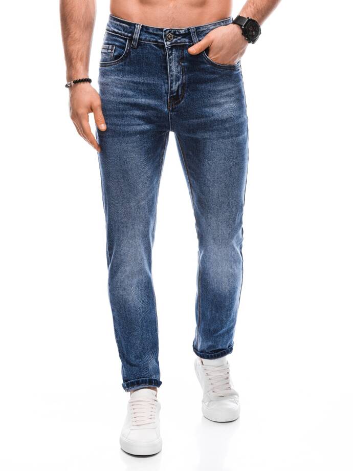 Spodnie męskie jeansowe 1432P - niebieskie