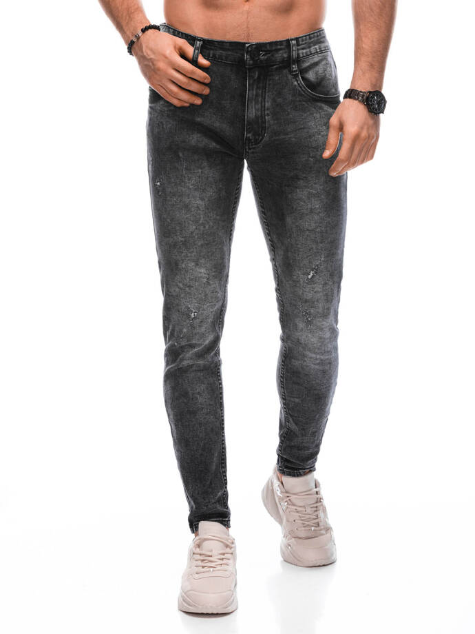 Spodnie męskie jeansowe 1438P - czarne