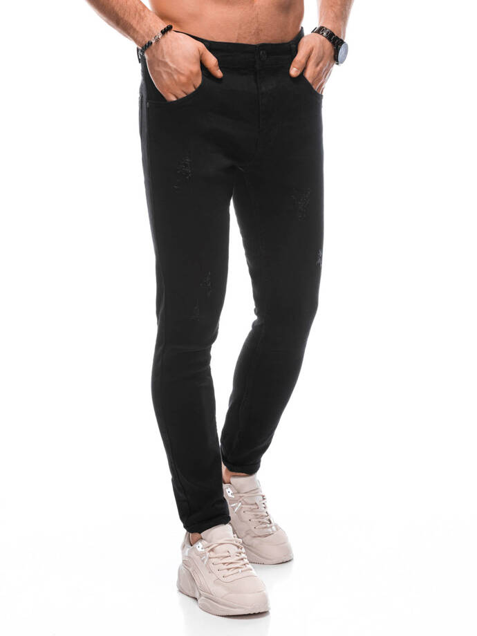 Spodnie męskie jeansowe 1443P - czarne