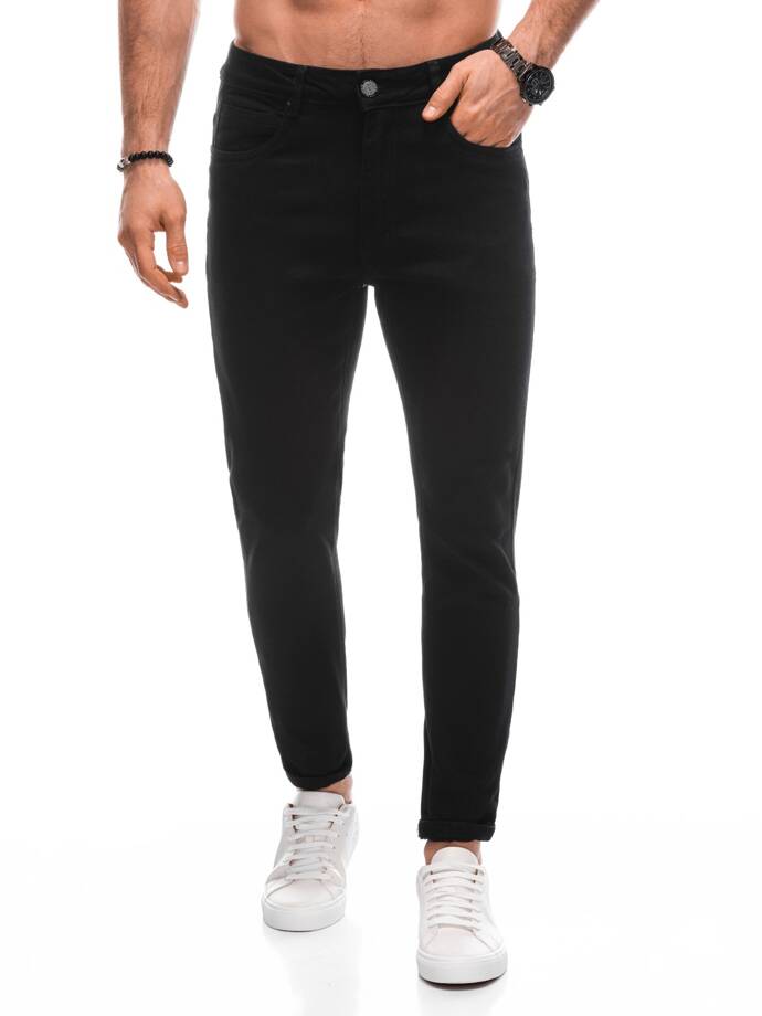 Spodnie męskie jeansowe 1454P - czarne