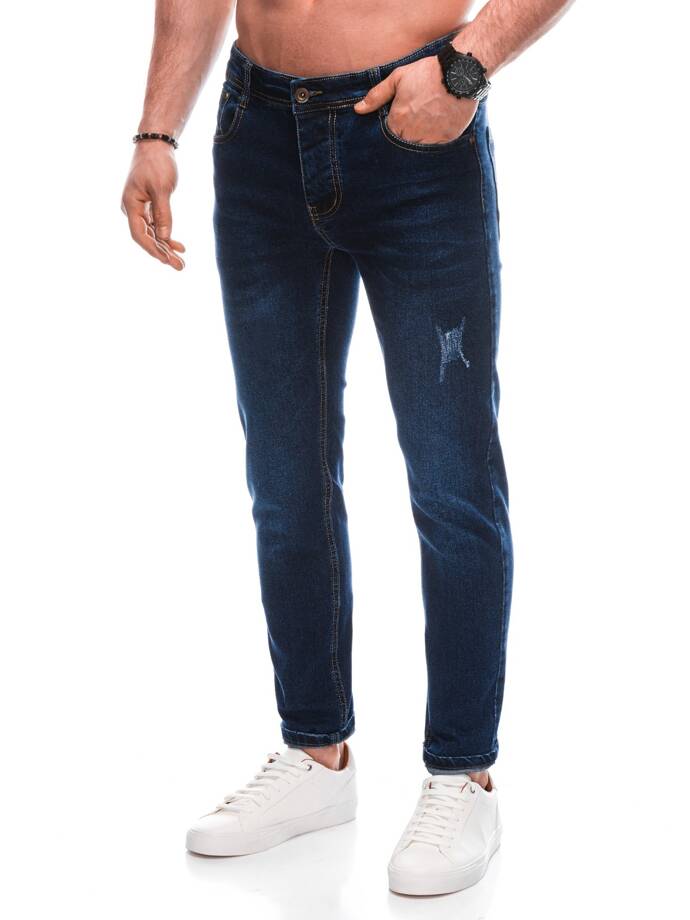 Spodnie męskie jeansowe 1469P - niebieskie