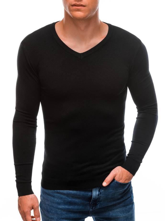 Sweter męski 206E - czarny